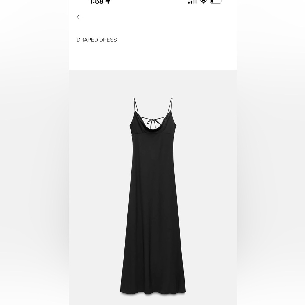 Black Dress from Zara, L